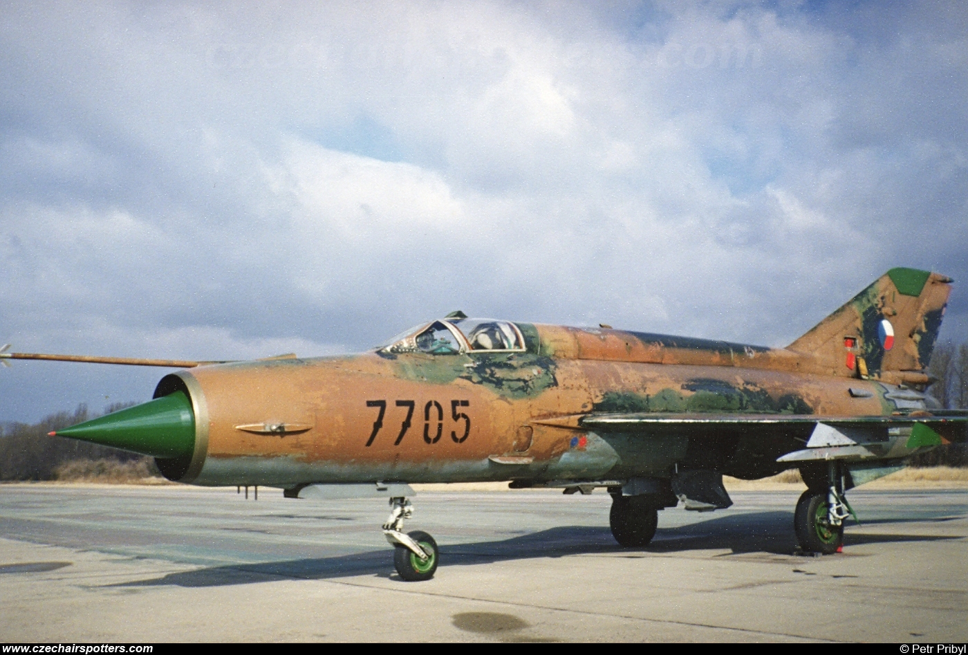 Czech - Air Force – Mikoyan-Gurevich MiG-21MF 7705