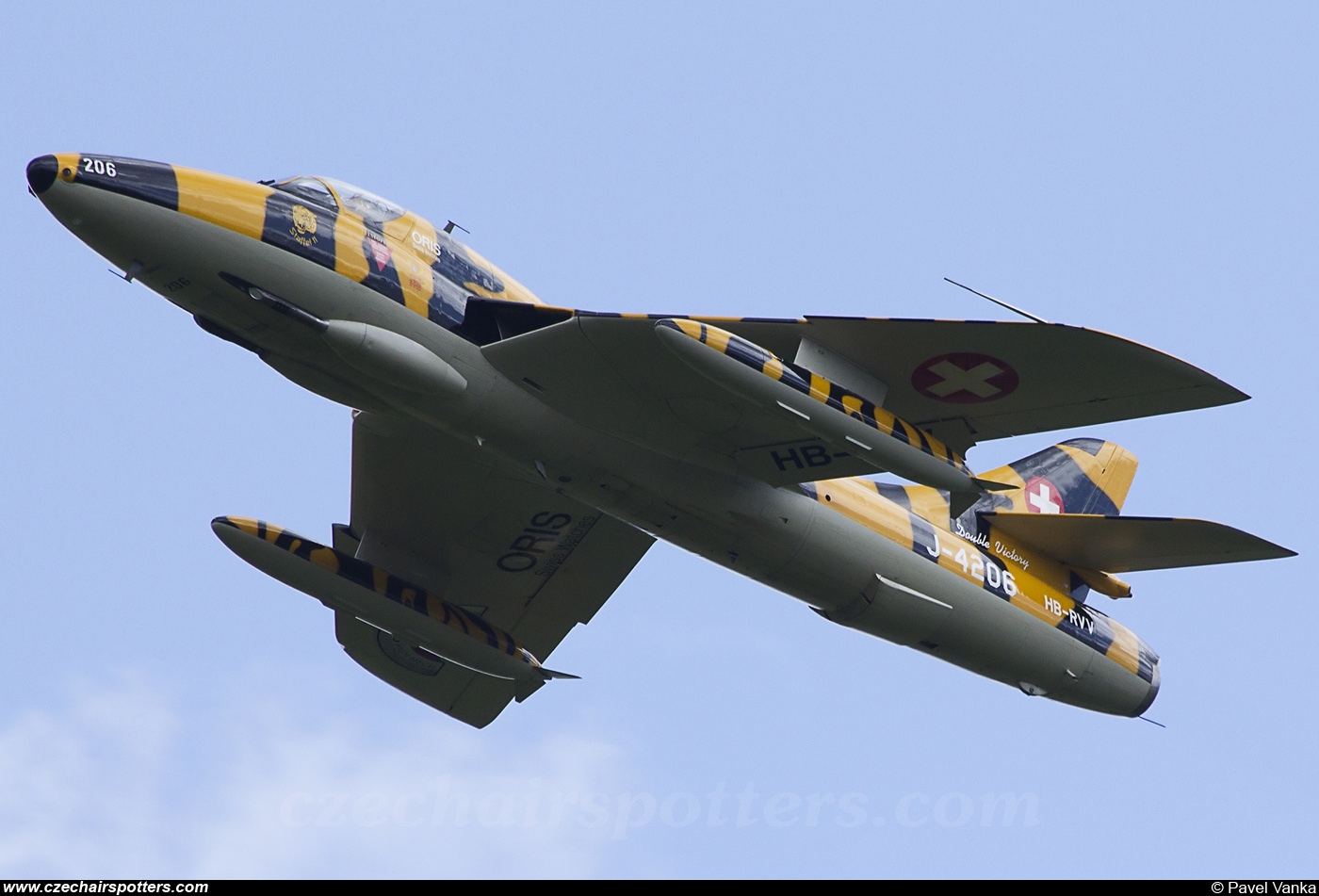 Swiss Hunter Team – Hawker Hunter T68 HB-RVV