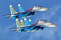 Russian Knights / Russkie Vityazi – Sukhoi Su-27 UB Flanker C 24 BLUE