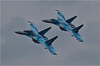 Ukraine - Air Force – Sukhoi Su-27 UB Flanker C 71 BLUE