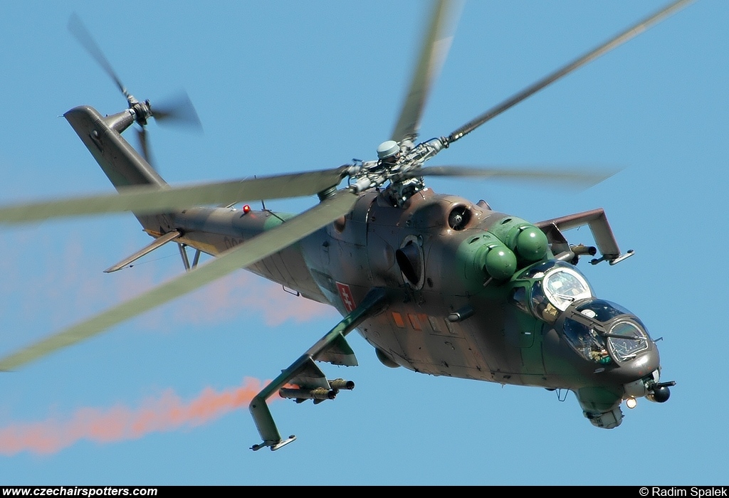 Slovakia - Air Force – Mil Mi-24V Hind 0833