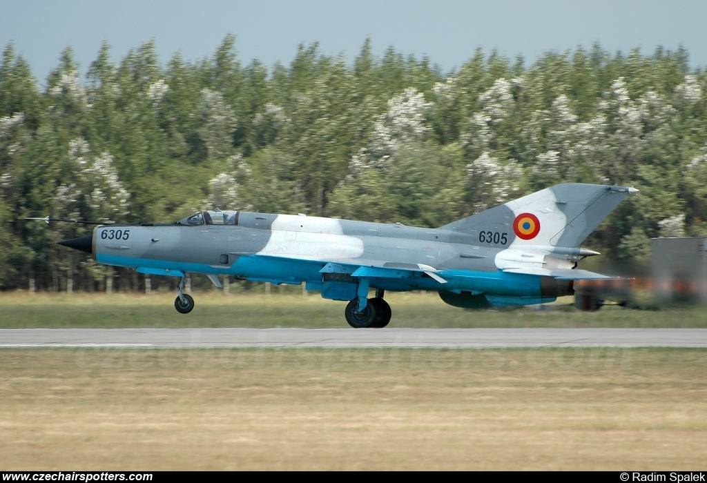 Romania - Air Force  – Mikoyan-Gurevich MiG-21MF Lancer C 6305