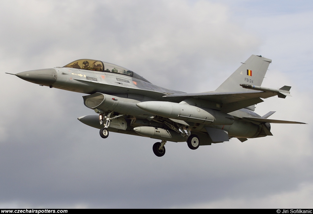 Belgium - Air Force – SABCA F-16BM Fighting Falcon FB-24