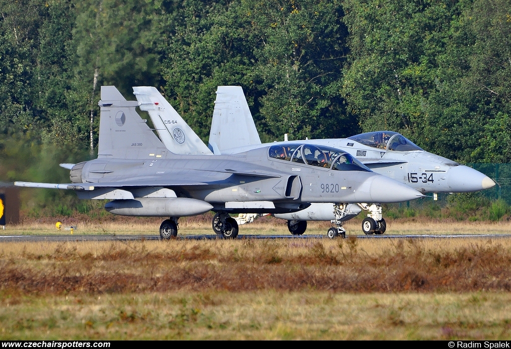 Czech - Air Force – Saab JAS39D Gripen 9820