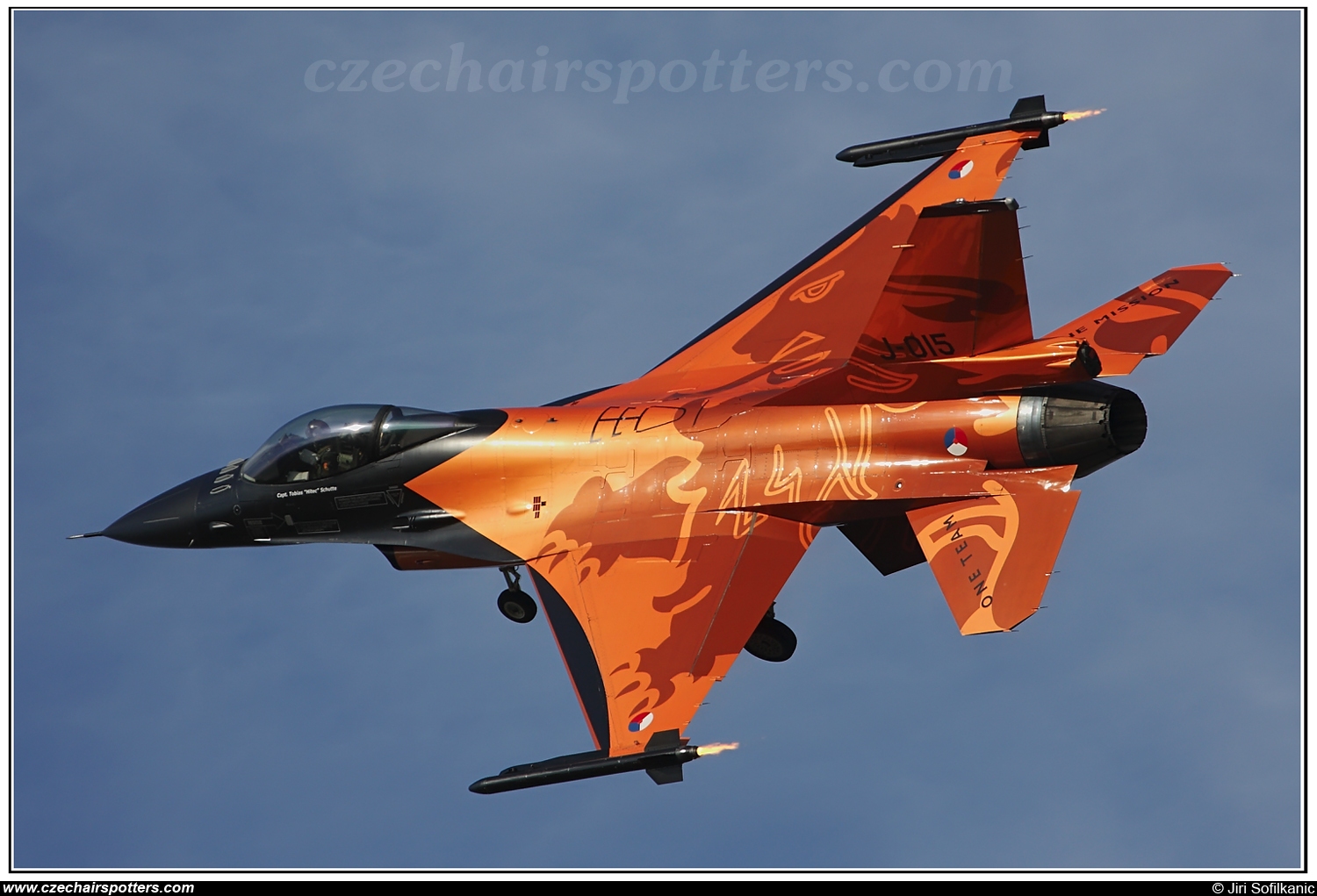 Netherlands - Air Force – Fokker F-16AM Fighting Falcon J-015