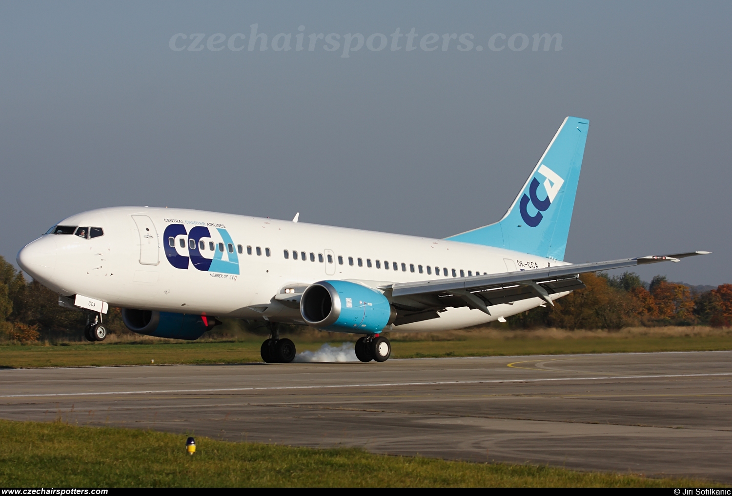 Central Charter Airlines – Boeing B737-31S OK-CCA