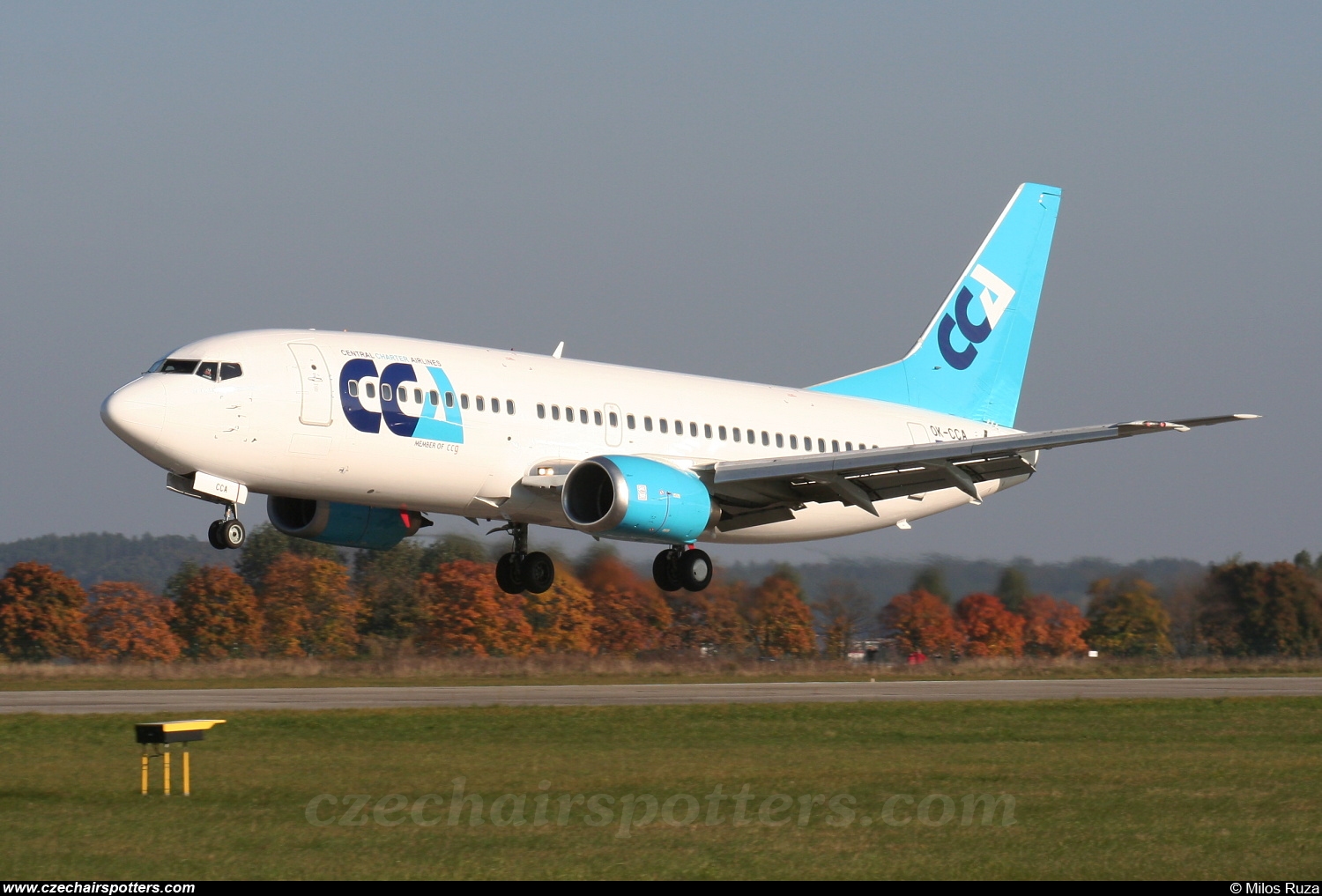 Central Charter Airlines – Boeing B737-31S OK-CCA