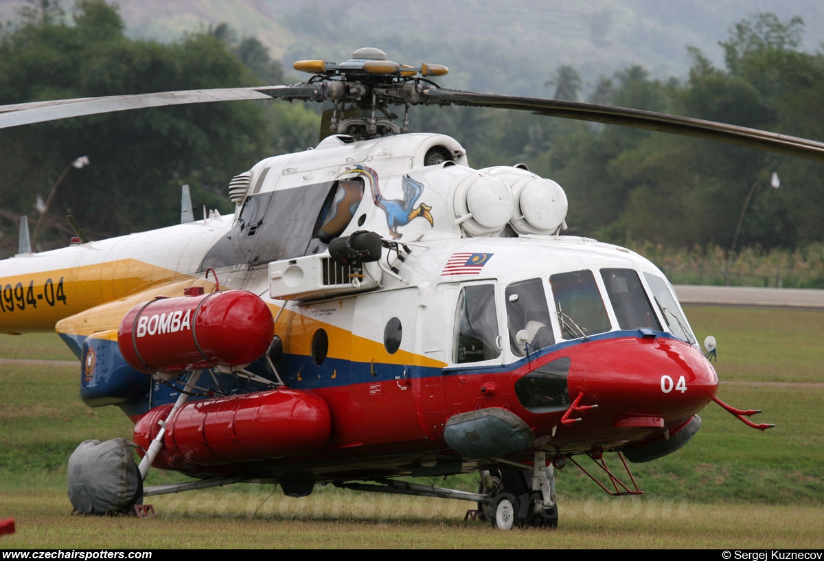 Malaysian Fire and Rescue Department – Mil Mi-17 Hip M994-04