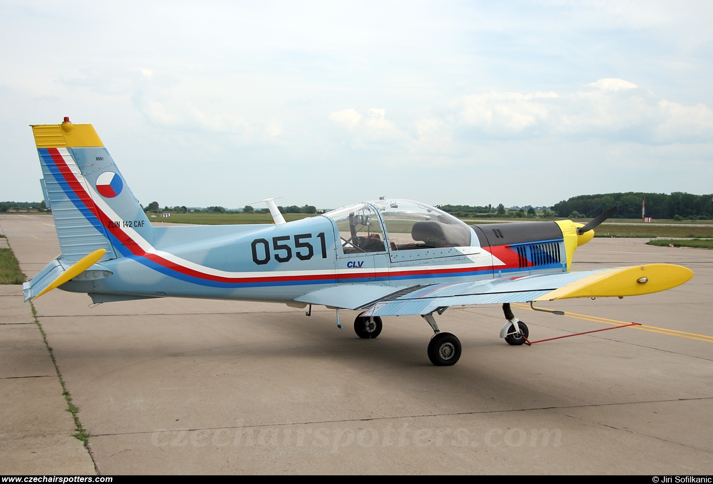 Czech - Air Force – Zlin Z-142CAF 0551