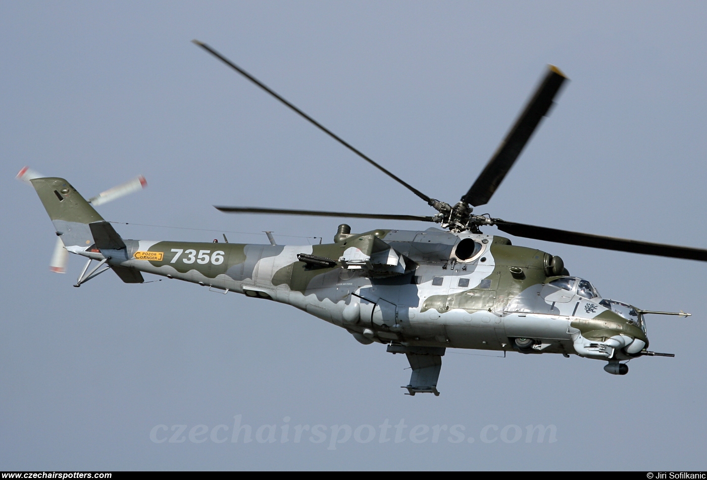 Czech - Air Force – Mil Mi-24V Hind 7356