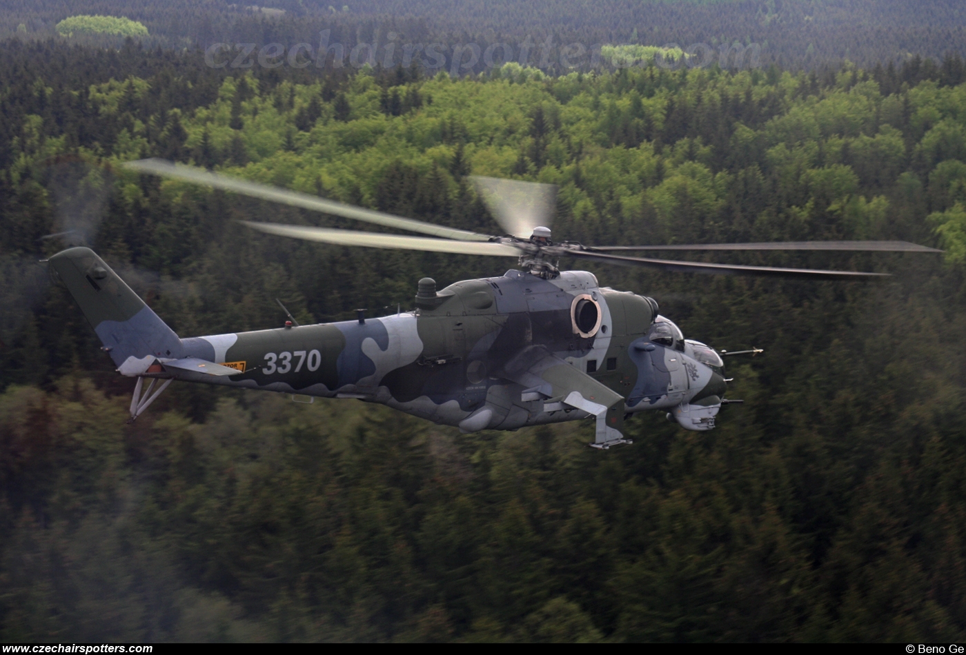Czech - Air Force – Mil Mi-24V Hind 3370