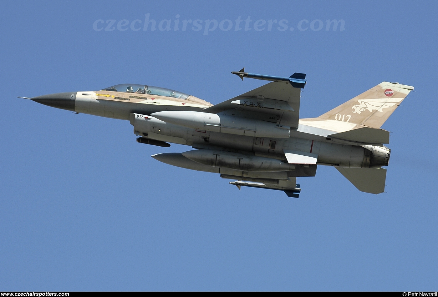 Israel - Air Force – General Dynamics F-16B-05-CF Netz   017