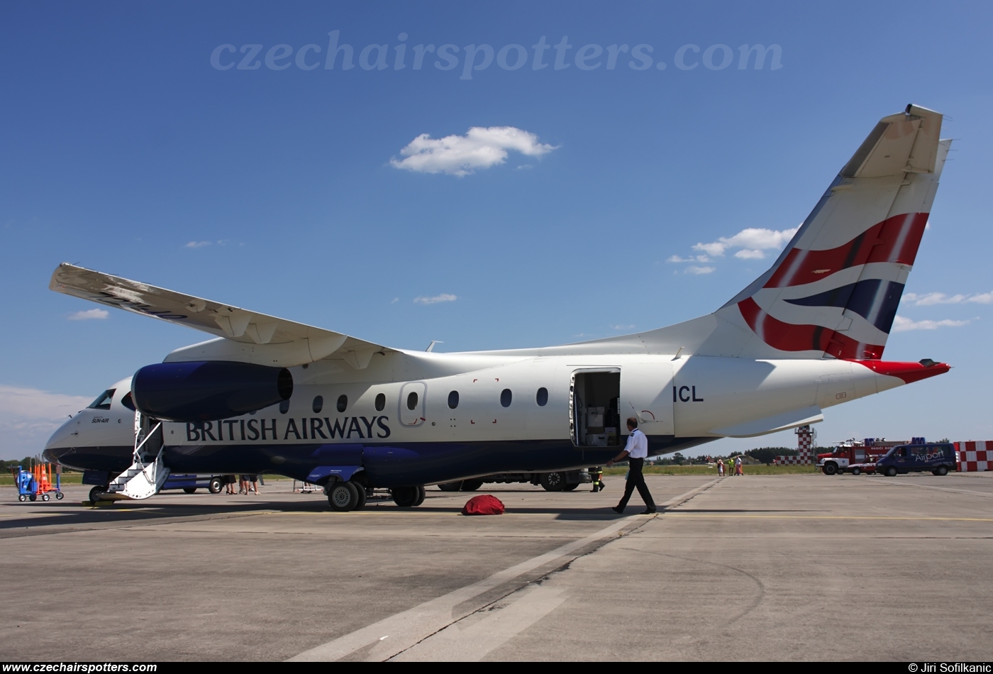 British Airways  (BAW) * Sun-Air of Scandinavia – Fairchild Dornier 328-310 328JET OY-NCL