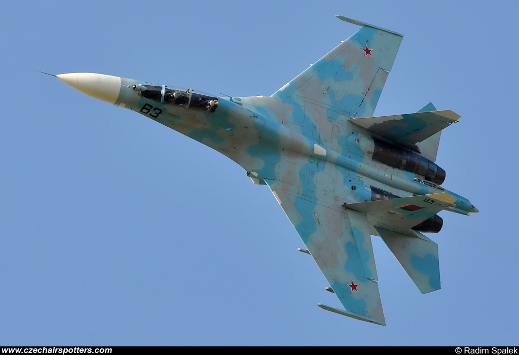 Belarus - Air Force – Sukhoi Su-27UBM 63 BLUE