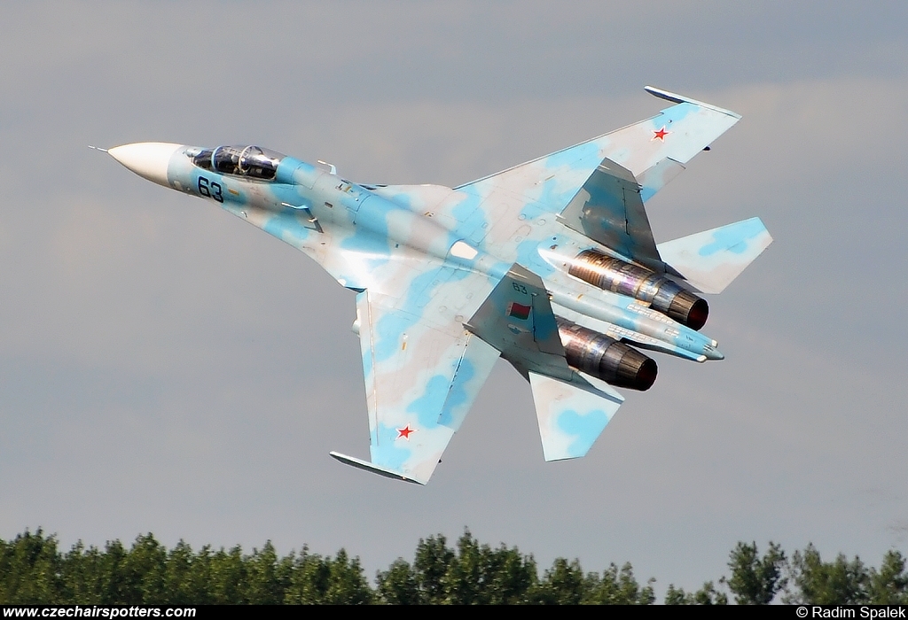Belarus - Air Force – Sukhoi Su-27UBM 63 BLUE