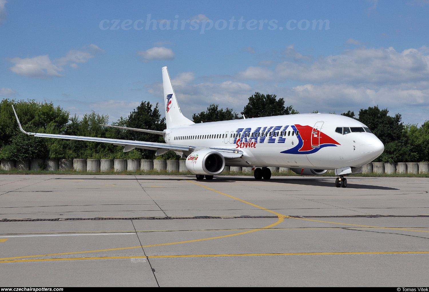 Travel Service – Boeing B737-8K5(WL) OK-TVP