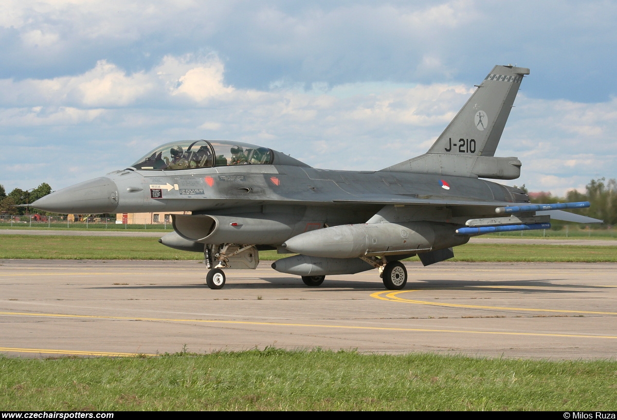 Netherlands - Air Force – General Dynamics F-16BM Fighting Falcon J-210