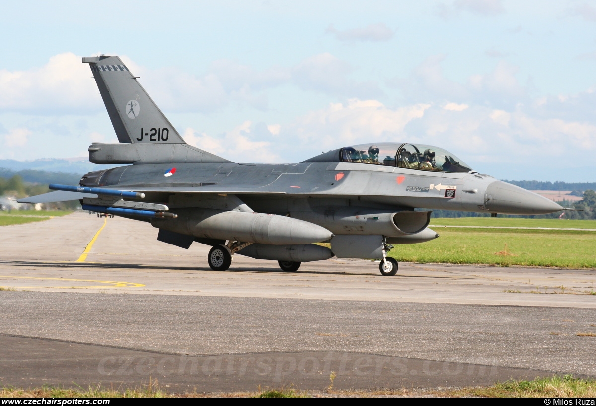 Netherlands - Air Force – General Dynamics F-16BM Fighting Falcon J-210