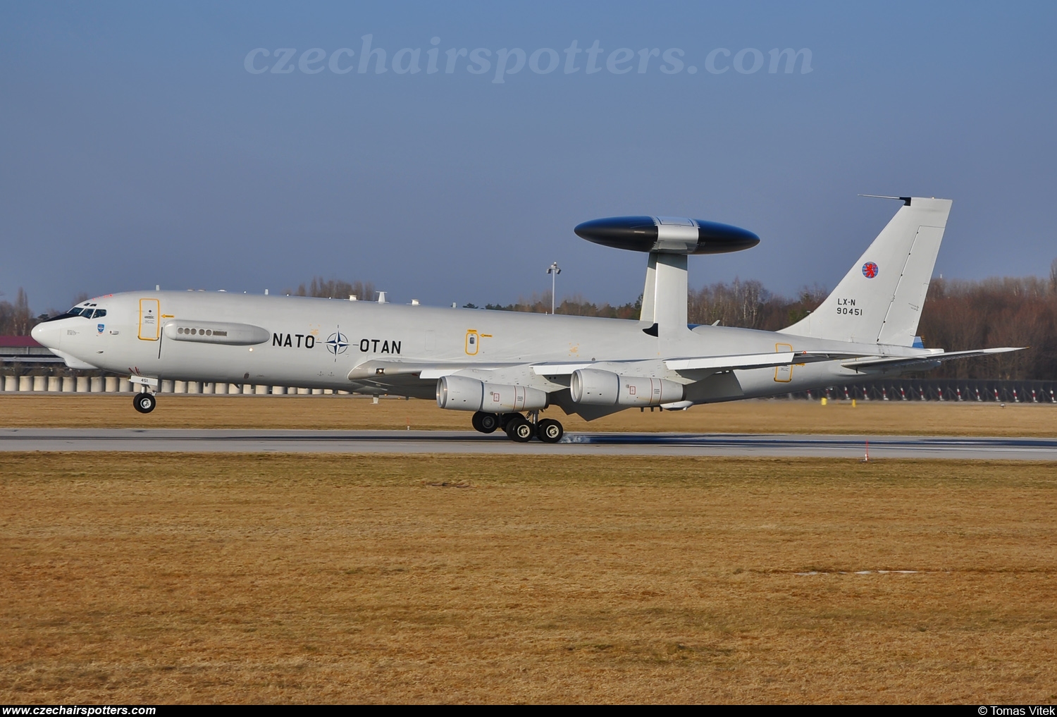 Unknown – Boeing E-3A Sentry LX-90451