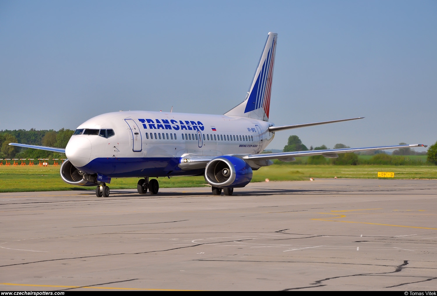 Transaero Airlines ( TSO , UN )  – Boeing Boeing 737-5L9 VP-BPD
