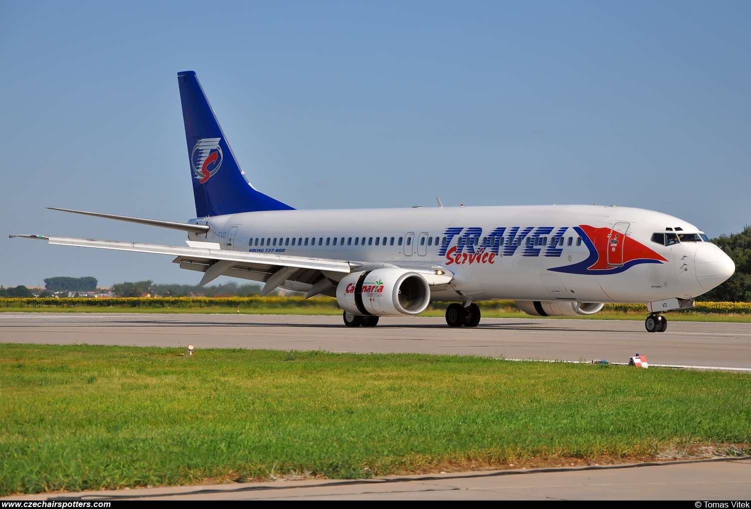 Travel Service – Boeing B737-8FN OK-TVD