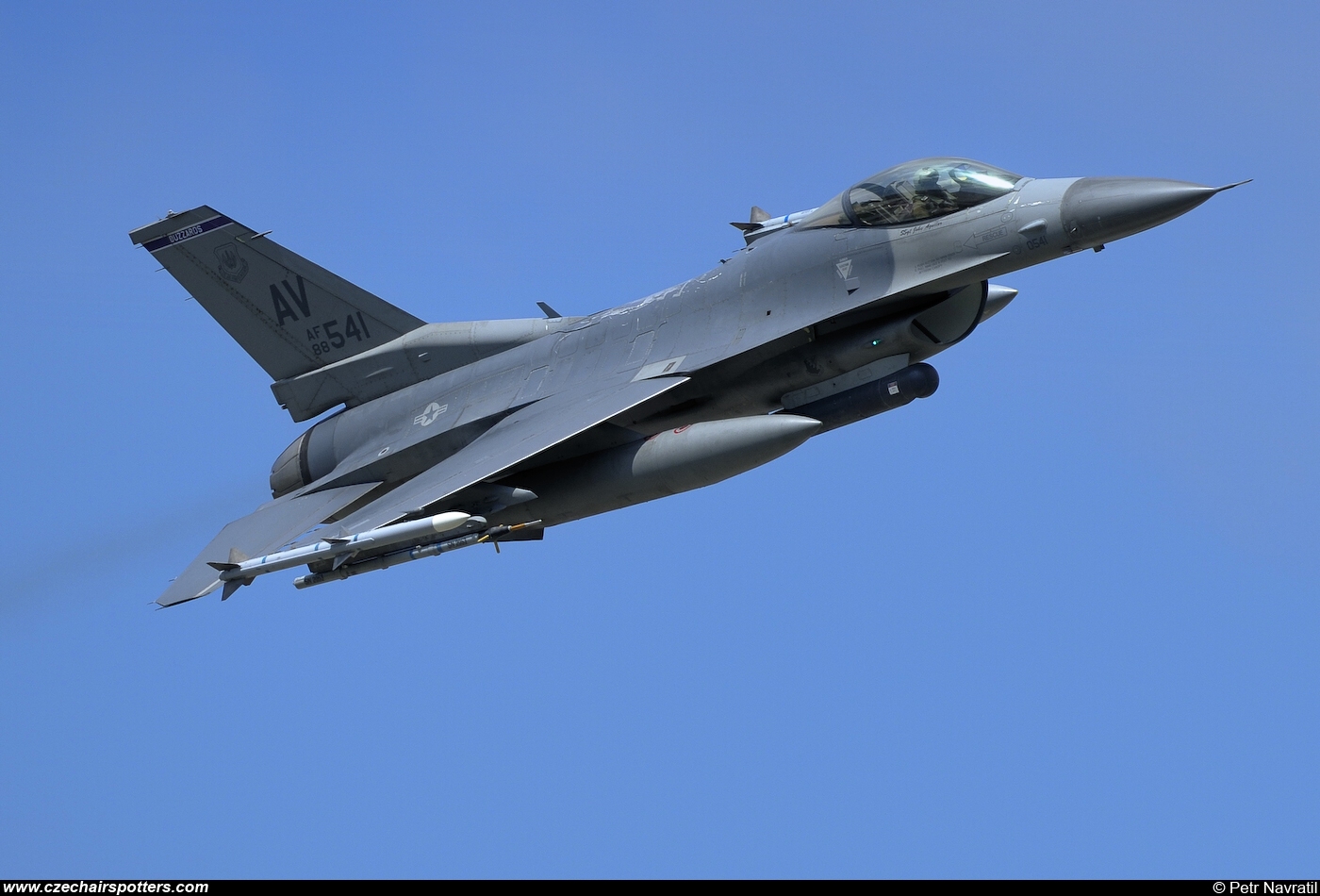 USA - Air Force – Lockheed Martin F-16CJ Fighting Falcon 88-0541