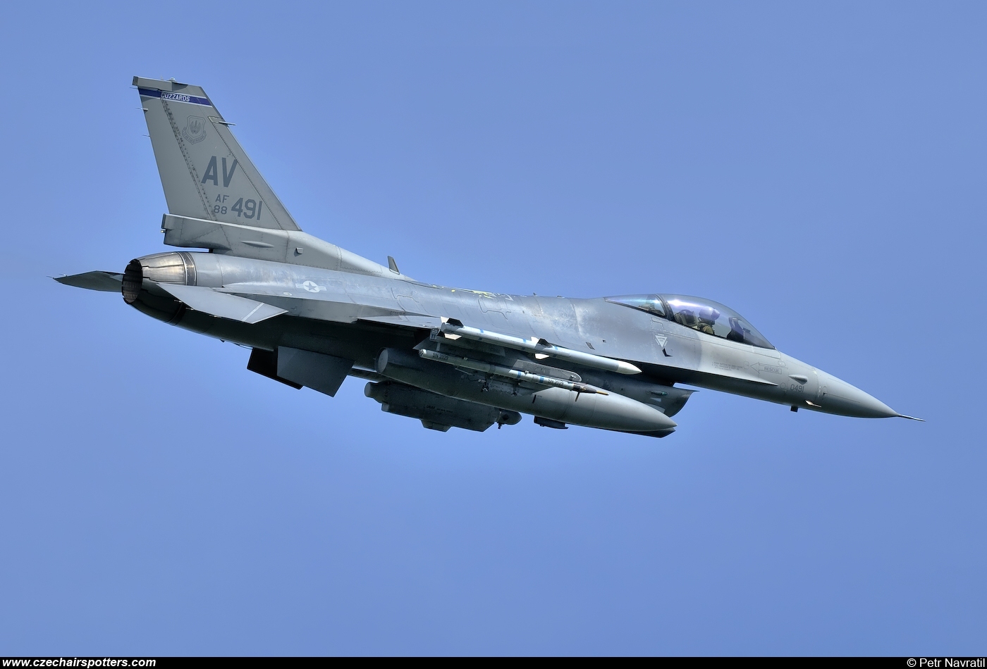 USA - Air Force – Lockheed F-16CJ Fighting Falcon 88-0491