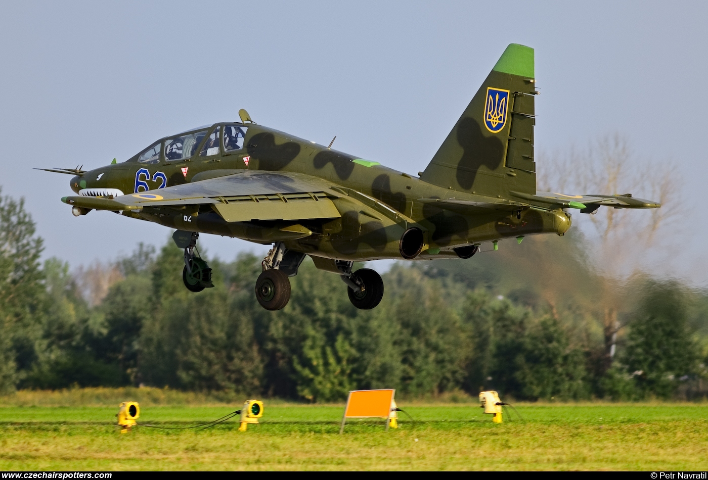 Ukraine - Air Force – Sukhoi Su-25 UBK Frogfoot 62