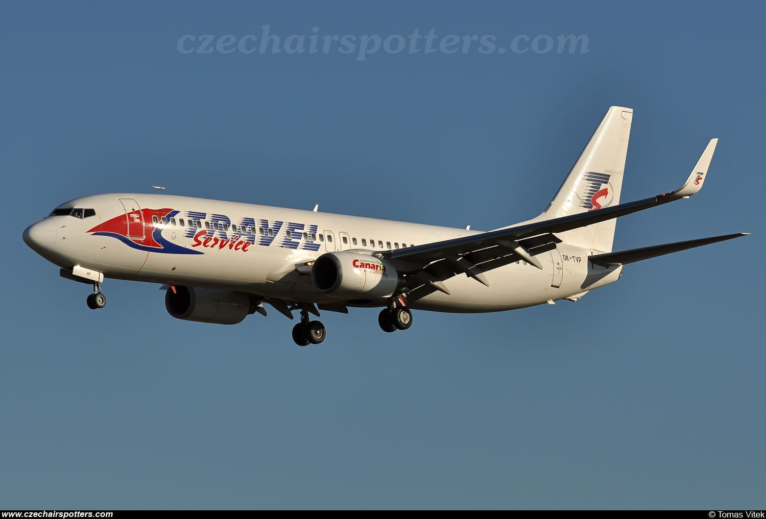 Travel Service – Boeing B737-8K5 OK-TVP