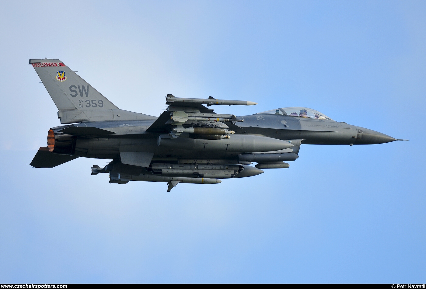 USA - Air Force – Lockheed Martin F-16CJ Fighting Falcon 91-0359