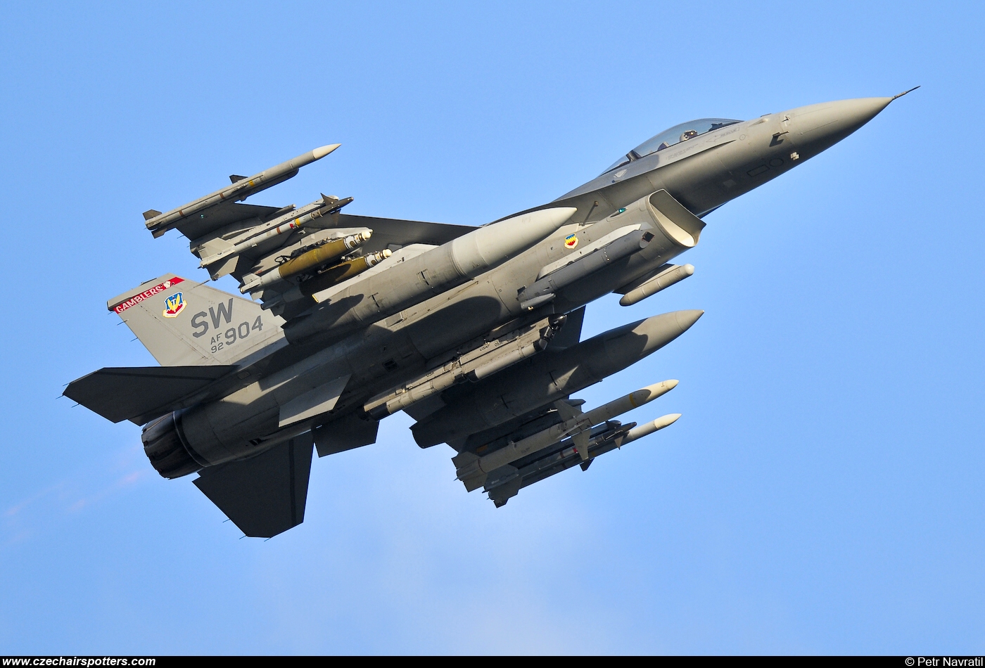 USA - Air Force – Lockheed F-16CJ Fighting Falcon 92-0904