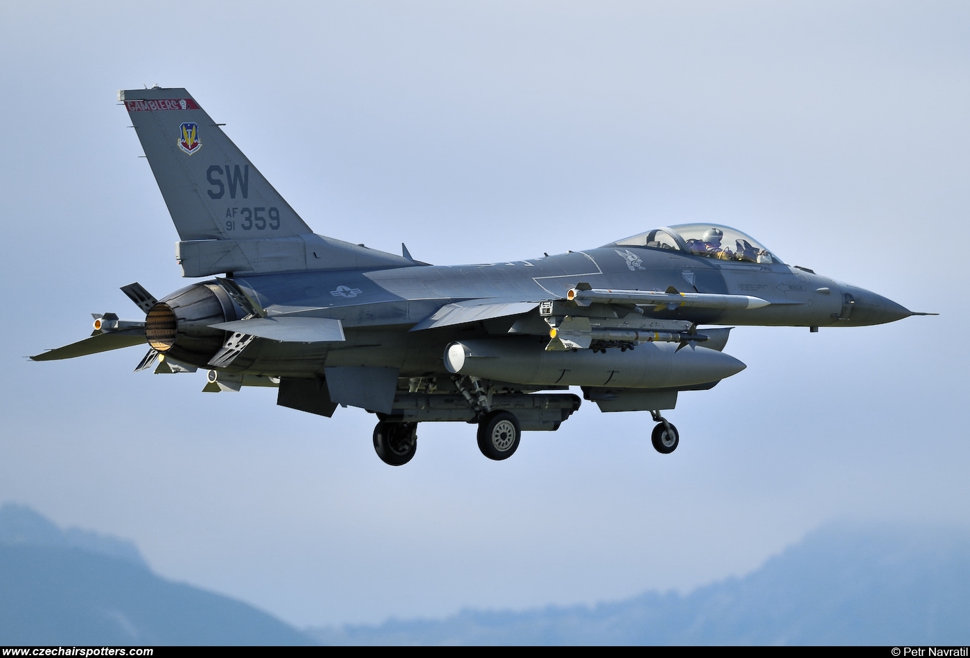 USA - Air Force – Lockheed F-16CJ Fighting Falcon 91-0359