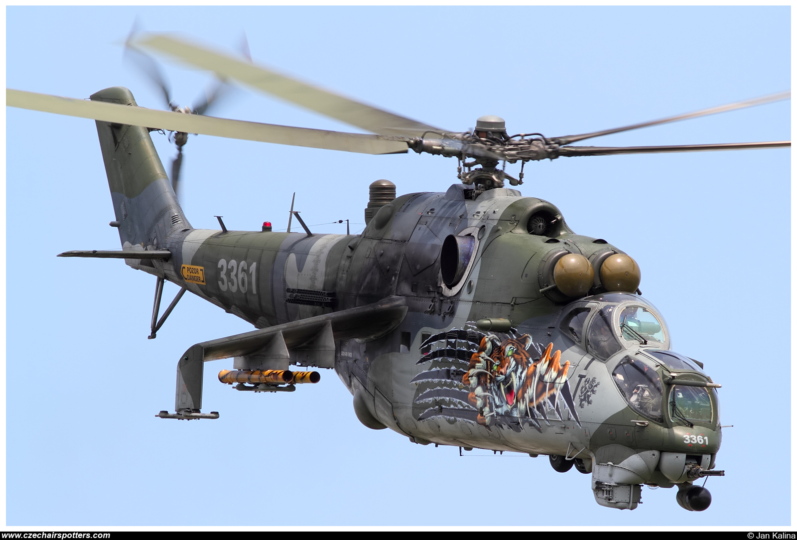 Czech - Air Force – Mil Mi-24V Hind 3361