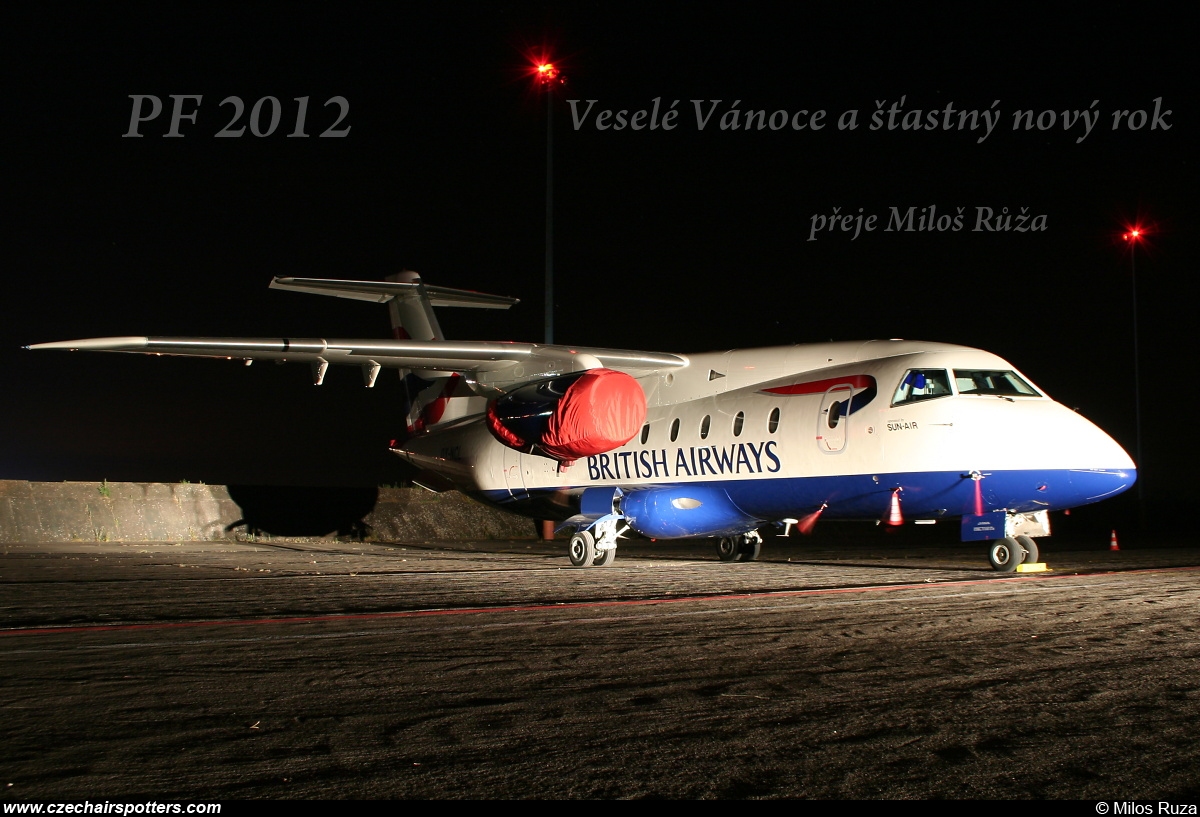 British Airways (BAW) * Sun-Air of Scandinavia – Fairchild Dornier 328-310 328JET OY-NCL