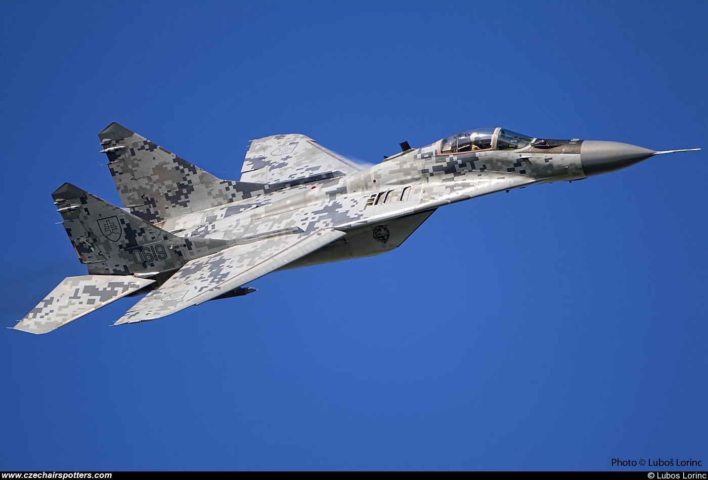 Slovakia - Air Force – Mikoyan-Gurevich MiG-29AS / 9-12A 0619