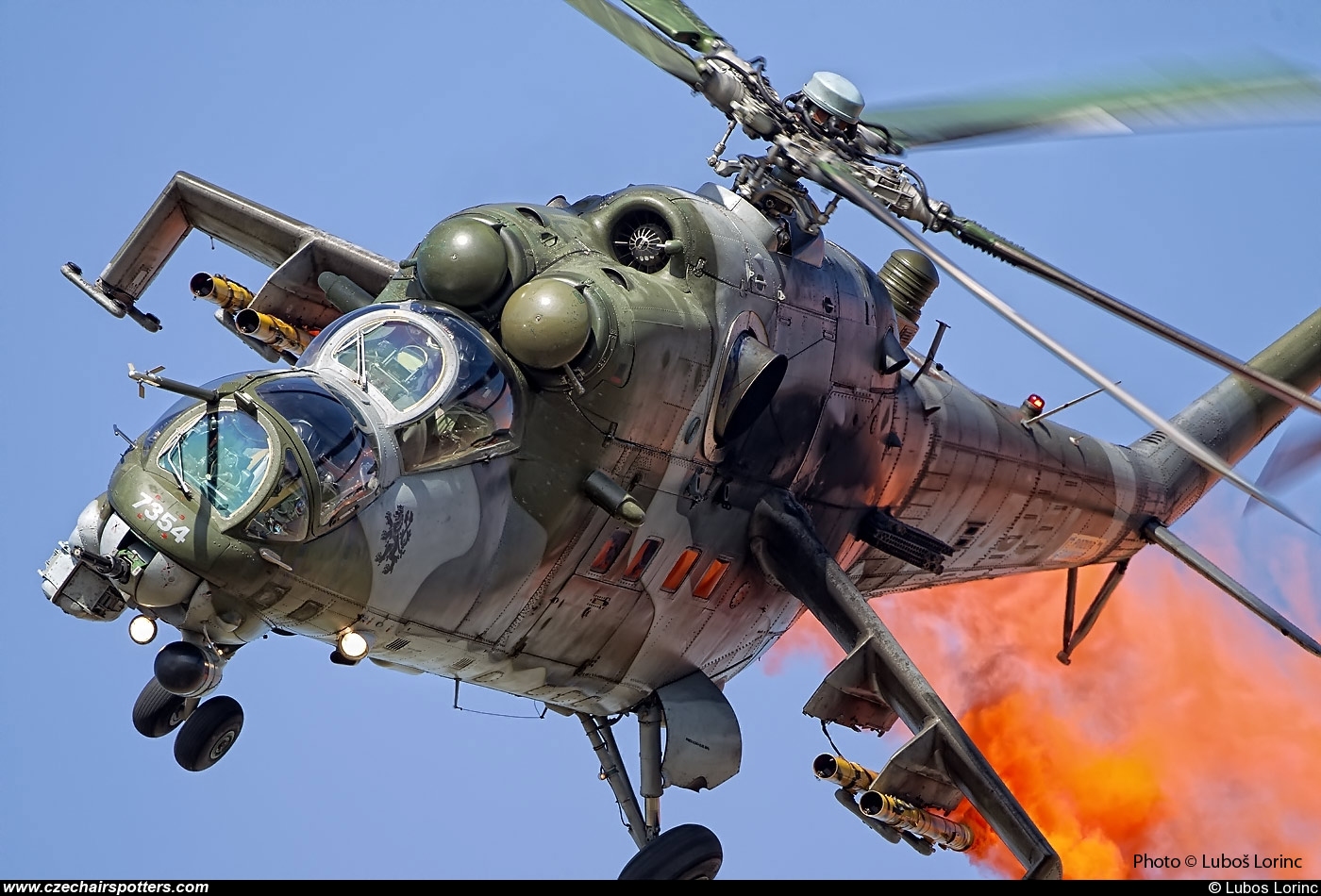 Czech - Air Force – Mil Mi-24V Hind 7354