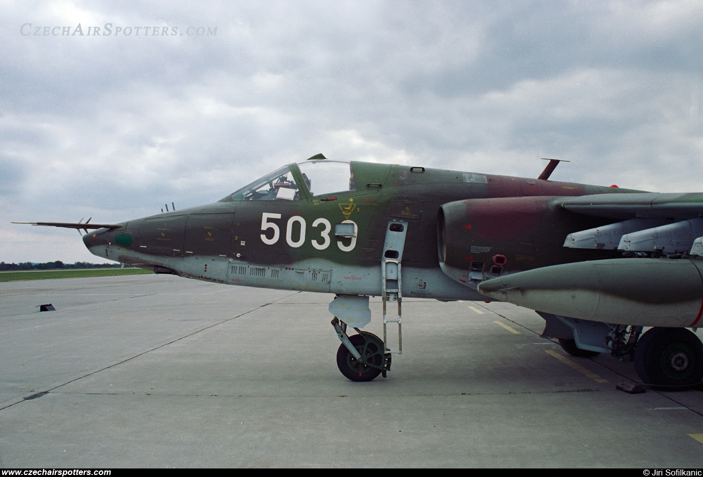 Czech - Air Force – Sukhoi Su-25K Frogfoot 5039