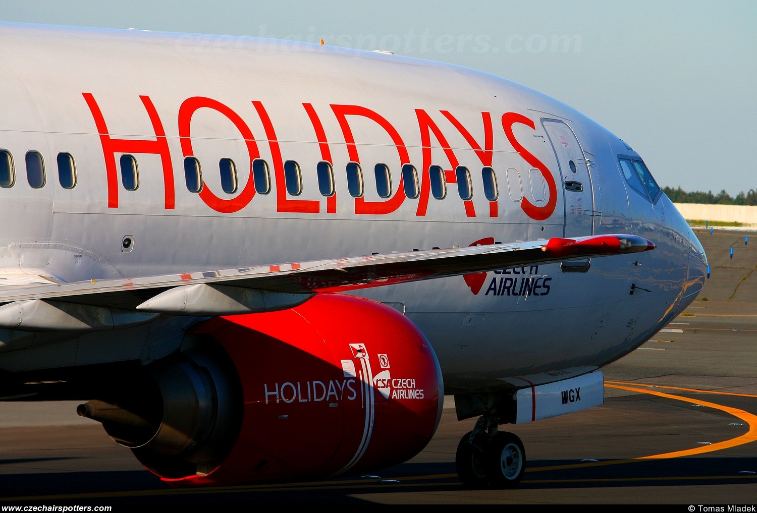 Holidays Czech Airlines - CSA ( HCC ) – Boeing Boeing 737-45S OK-WGX