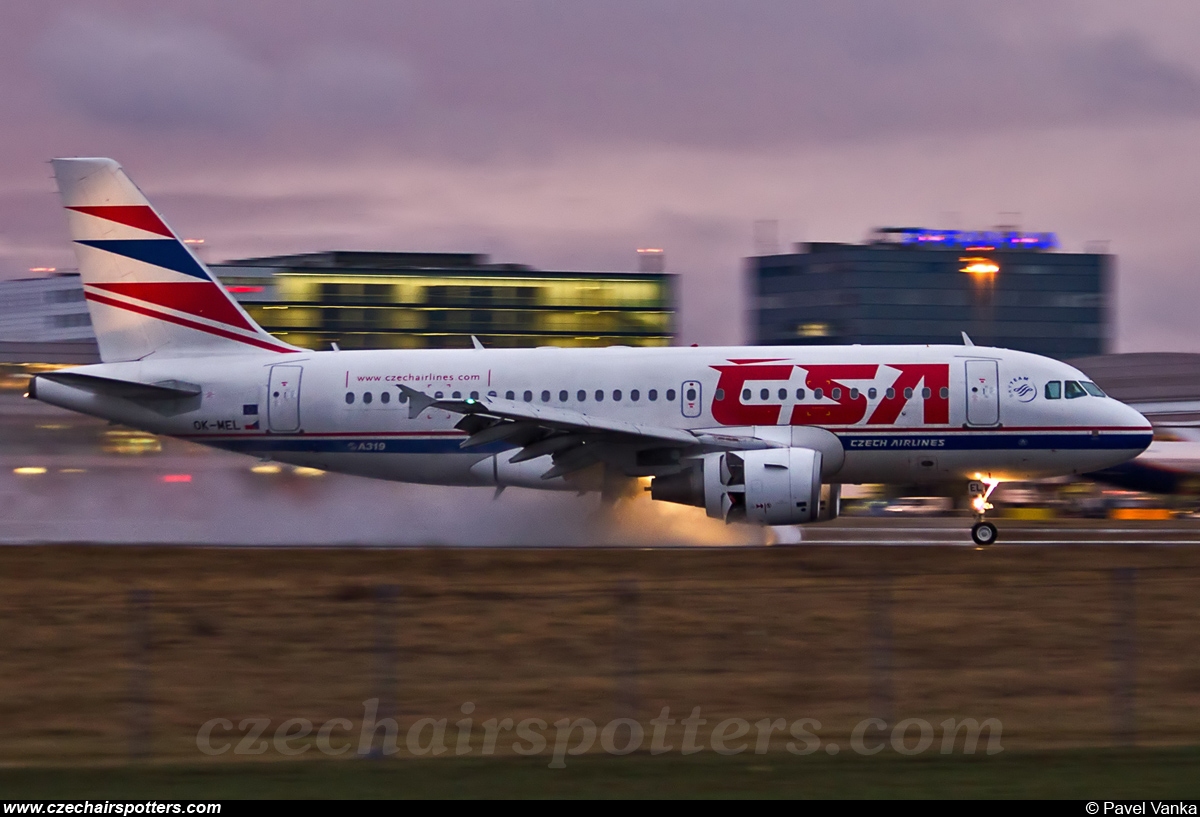 CSA - Czech Airlines – Airbus A319-112 OK-MEL