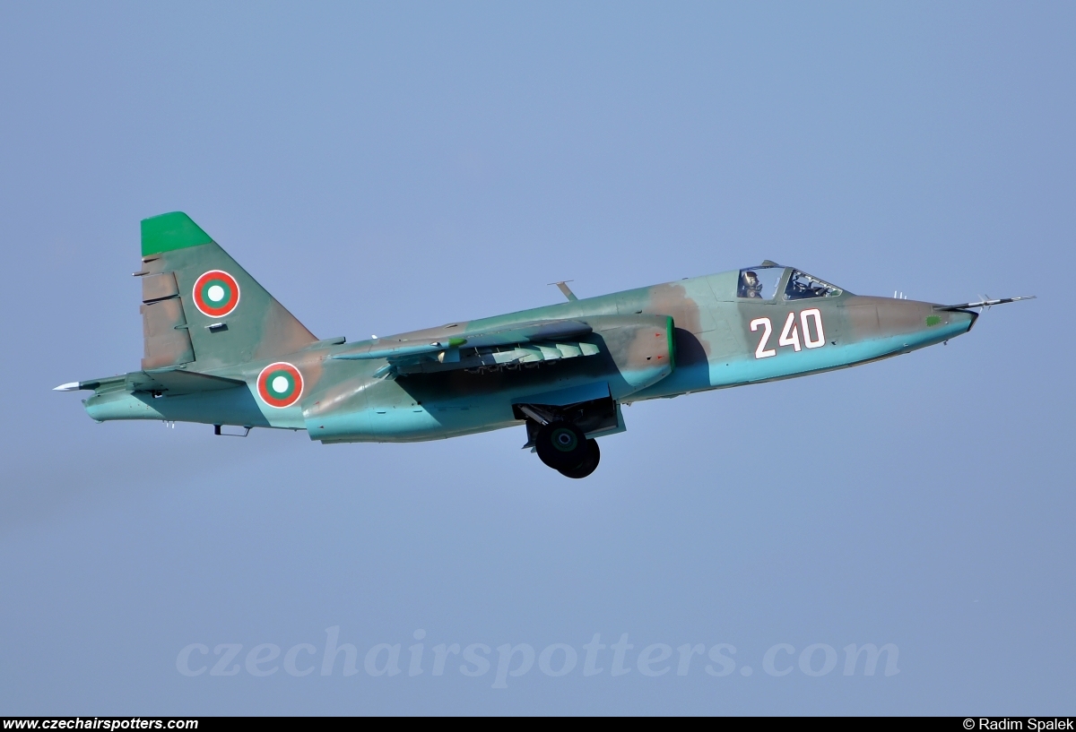 Bulgaria - Air Force – Sukhoi Su-25K Frogfoot 240