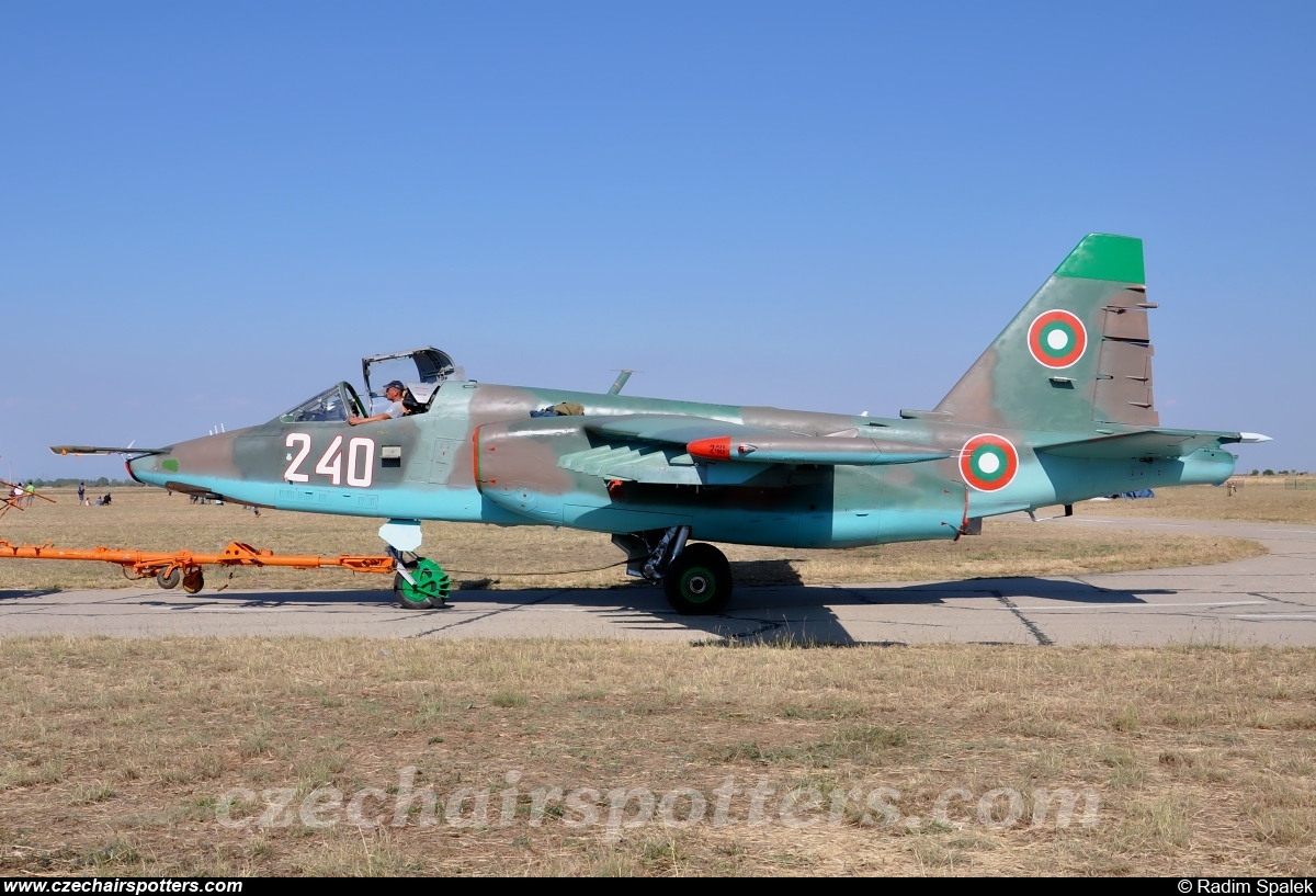 Bulgaria - Air Force – Sukhoi Su-25K Frogfoot 240