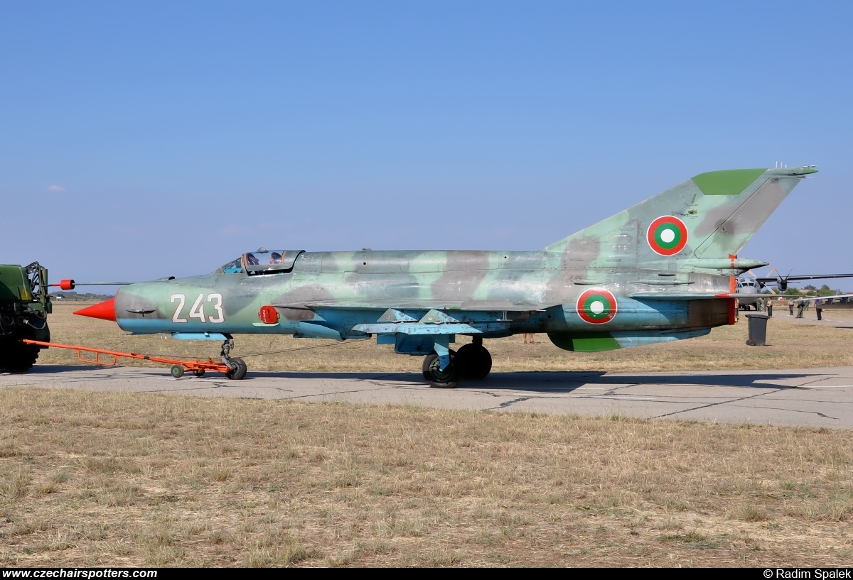 Bulgaria - Air Force – Mikoyan-Gurevich MiG-21bis Fishbed L 243