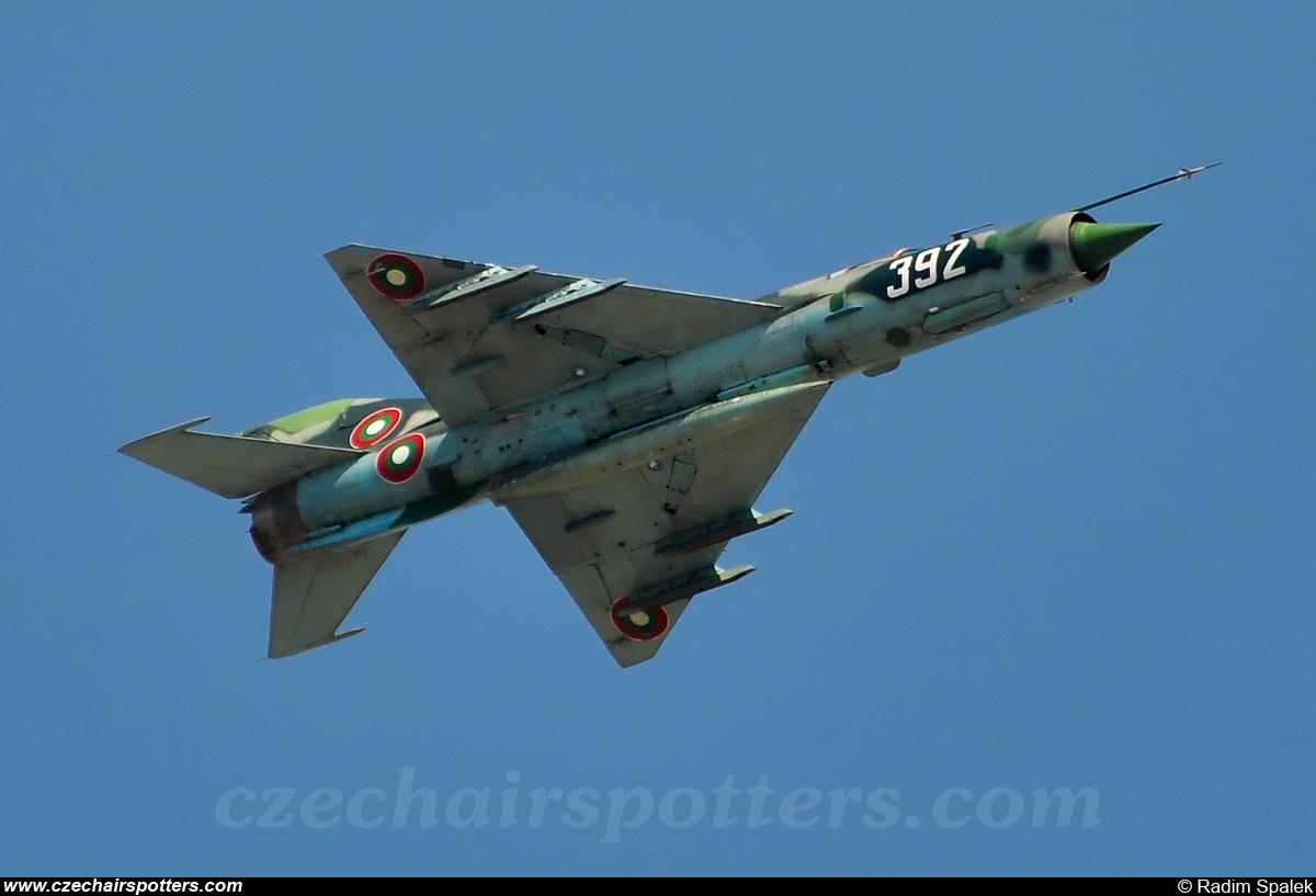 Bulgaria - Air Force – Mikoyan-Gurevich MiG-21bis Fishbed L 392