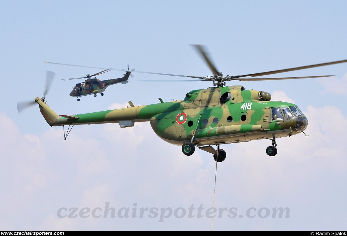 Bulgaria - Air Force – Mil Mi-17 Hip 418
