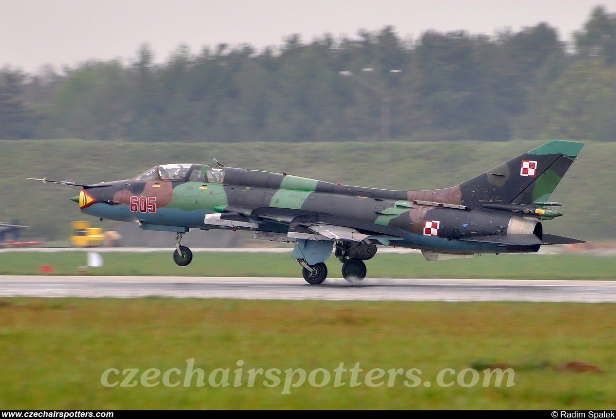 Poland - Air Force – Sukhoi Su-22 UM-3K Fitter G 605