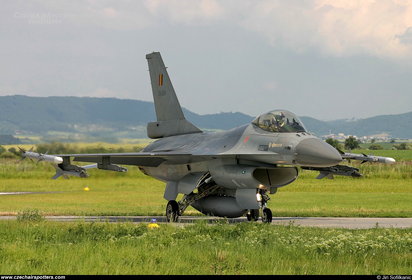 Belgium - Air Force – SABCA F-16AM Fighting Falcon FA-124