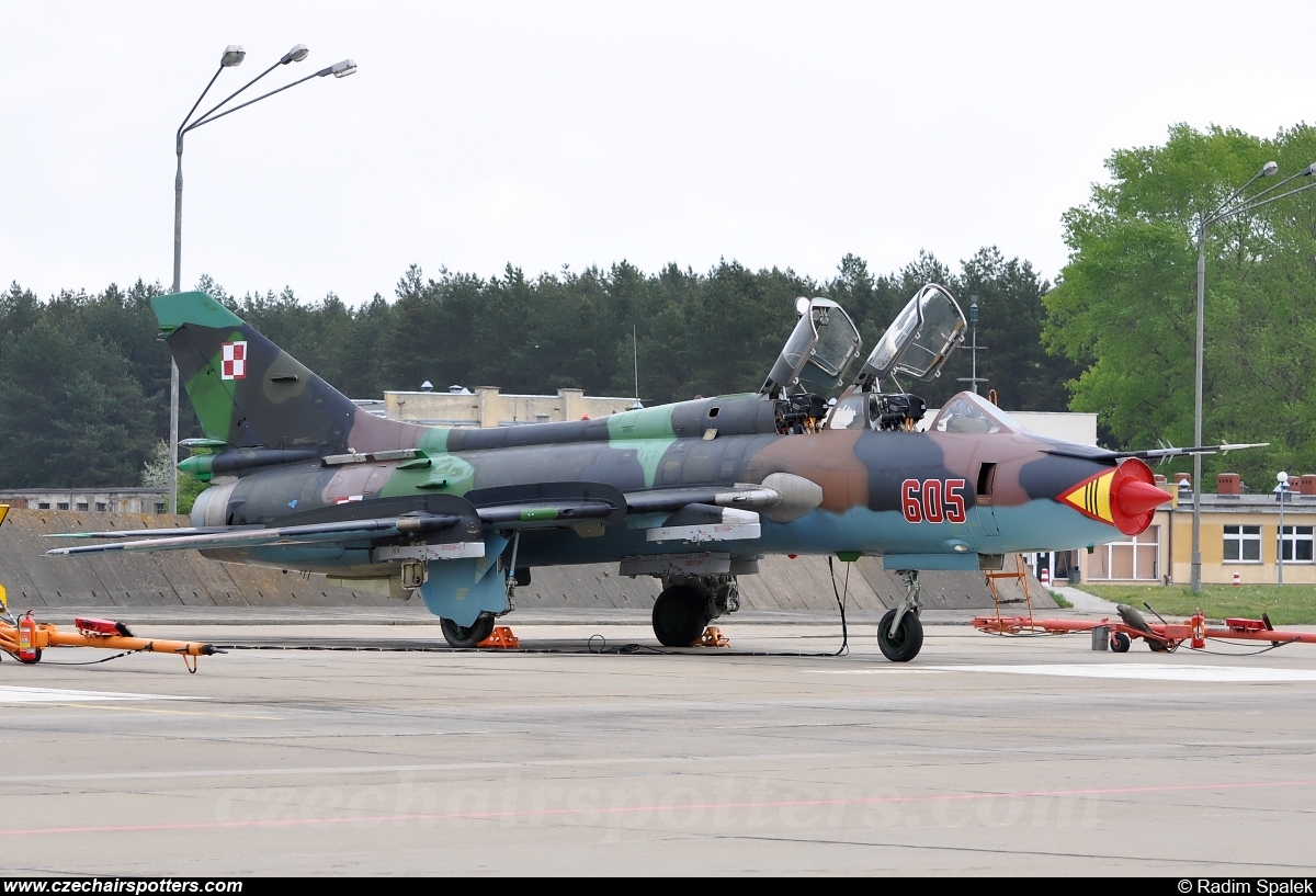Poland - Air Force – Sukhoi Su-22 UM-3K Fitter G 605