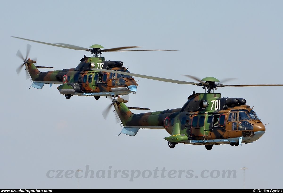 Bulgaria - Air Force – Aerospatiale AS-532AL Cougar 712