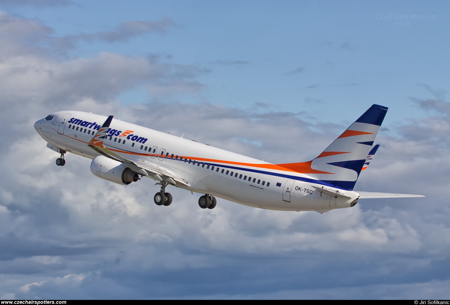 Smart Wings ( TVS , QS ) – Boeing B737-8FH(WL) OK-TSC