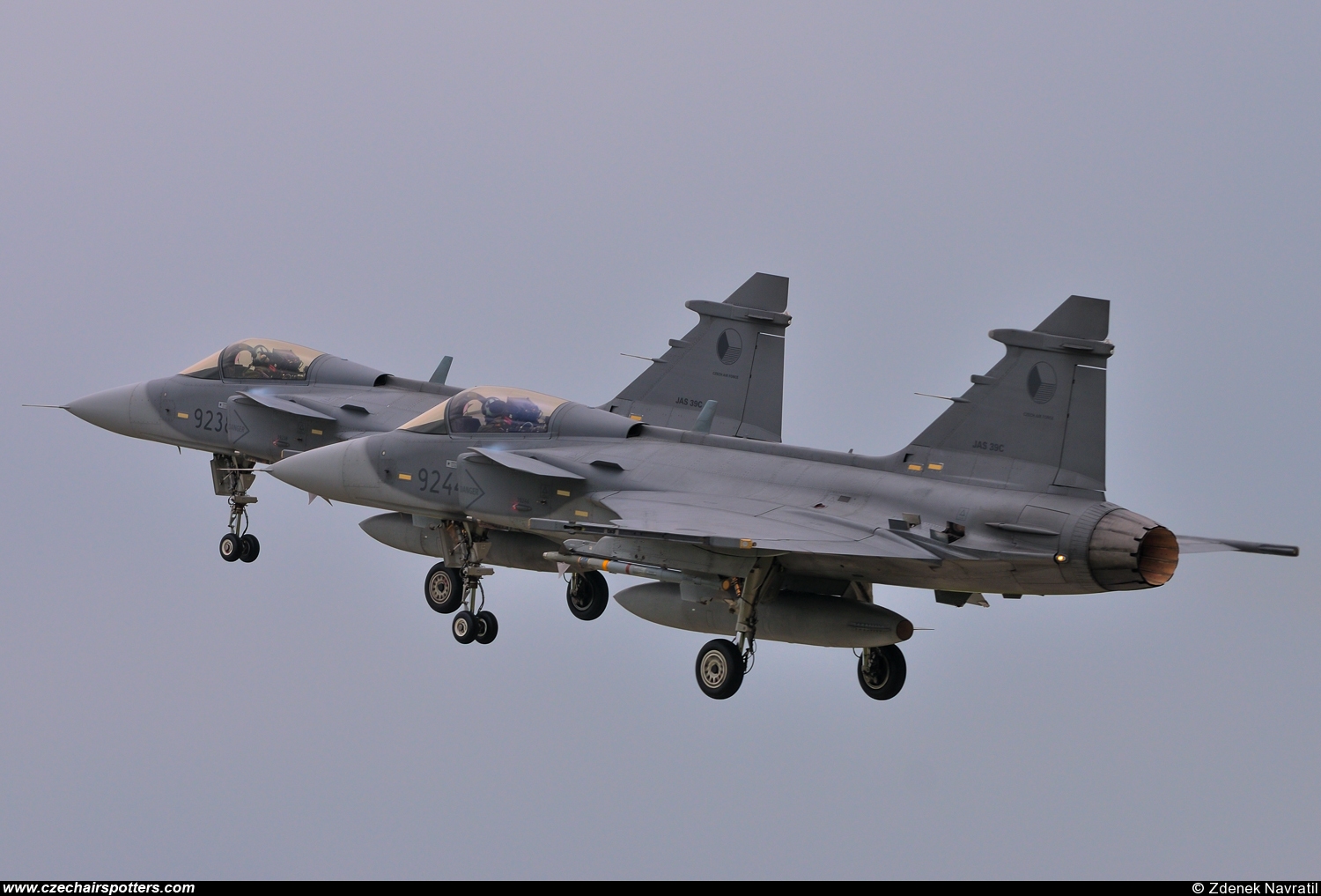 Czech - Air Force – Saab JAS39C Gripen 9238 + 9244